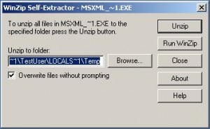 msxml4 is not properly installed